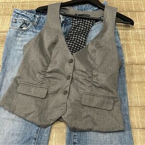 Y2K Maurice’s Gray Vest Large